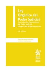 Portada de Ley Orgánica del Poder Judicial. Con todas las disposiciones del Poder Judicial Estatuto de Ministerio Fiscal 26ª Edición