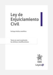 Portada de Ley de Enjuiciamiento Civil Incluye índice analítico