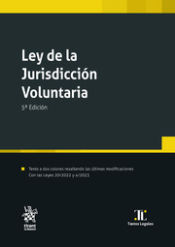 Portada de Ley de Jurisdicción Voluntaria 5ª Edición