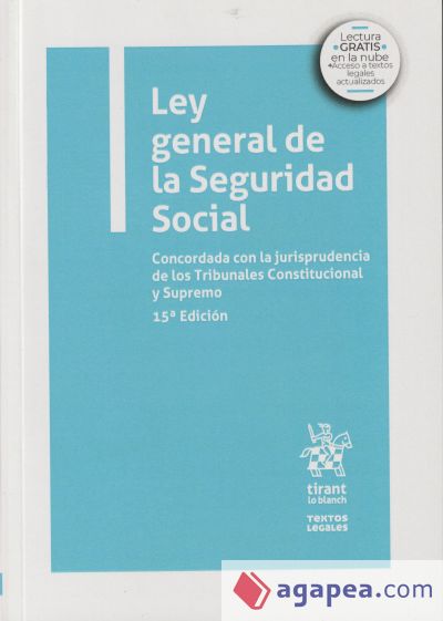 Ley general de la Seguridad Social 15ª Edición 2021