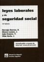 Portada de Leyes Laborales y de Seguridad Social 16ª Ed. 2006