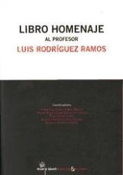 Portada de Libro Homenaje al Profesor Luis Rodríguez Ramos