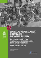 Portada de Libro del Instructor. Empresas y empresarios ejemplares en sostenibilidad