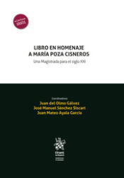 Portada de Libro en homenaje a María Poza Cisneros. Una Magistrada para el siglo XXI