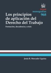 Portada de Los Principios de Aplicación del Derecho del Trabajo