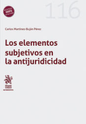 Portada de Los elementos subjetivos en la antijuridicidad