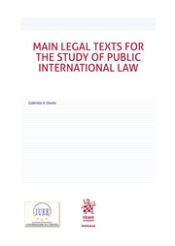 Portada de Main legal texts for the study of public international law