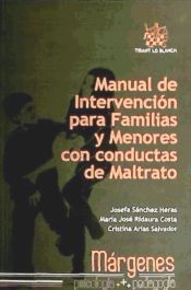 Portada de Manual de Intervención Para Familias y Menores con Conductas de Maltrato
