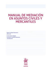 Portada de Manual de Mediación en Asuntos Civiles y Mercantiles