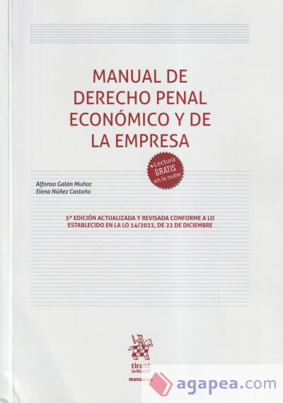 Manual de derecho penal económico y de la empresa