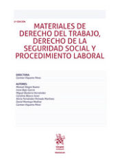Portada de Materiales de Derecho del Trabajo, Derecho de la Seguridad Social y procedimiento laboral 5ª Edición