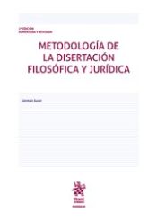 Portada de Metodología de la disertación filosófica y jurídica 2ª Edición Aumentada y Revisada