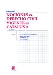 Portada de Nociones de Derecho Civil Vigente en Cataluña