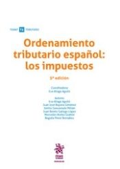 Portada de Ordenamiento tributario español: los impuestos 5ª edición 2019