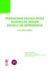 Portada de Prestacions Socials en els sistemes de serveis socials i de dependència. Curs 2021/2022