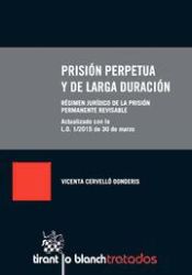 Portada de Prisión Perpetua y de Larga Duración