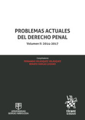 Portada de Problemas actuales del derecho penal Volumen II: 2014-2017 (COLOMBIA)