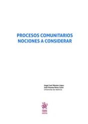 Portada de Procesos Comunitarios Nociones a Considerar