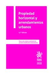 Portada de Propiedad horizontal y arrendamientos urbanos 13ª Edición