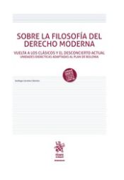 Portada de Sobre la Filosofía del Derecho Moderna