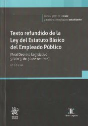 Portada de Texto refundido de la Ley del Estatuto Básico del Empleado Público 6ªEdición 2023