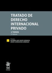 Portada de Tratado de Derecho Internacional Privado 3 Tomos 2ª Edición 2022