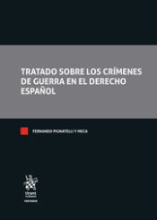 Portada de Tratados sobre los crímenes de guerra en el Derecho español