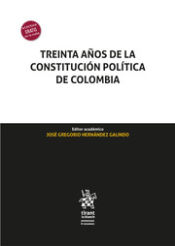 Portada de Treinta años de la Constitución Política de Colombia