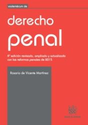 Portada de Vademécum de Derecho Penal