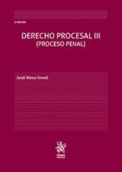 Portada de Derecho Procesal III (Proceso Penal) 3ª Edición