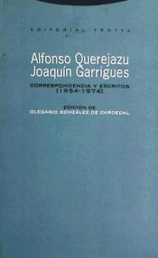 Portada de Alfonso Querejazu . Joaquín Garrigues. Correspondencia y escritos (rústica)