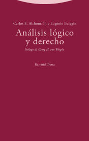 Portada de Análisis lógico y derecho