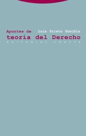 Portada de Apuntes de teoría del Derecho