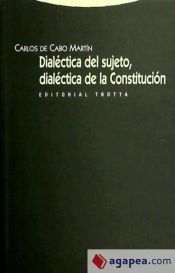 Portada de Dialéctica del sujeto, dialéctica de la Constitución