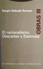 Portada de El racionalismo. Descartes y Espinosa