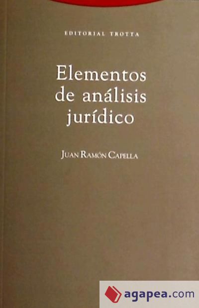 Elementos de análisis jurídico