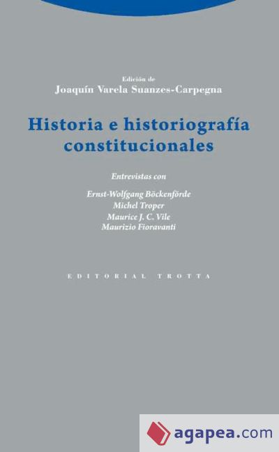 Historia e historiografía constitucionales