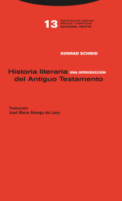 Portada de Historia literaria del Antiguo Testamento . Una introducción