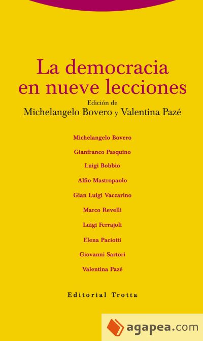 La democracia en nueve lecciones