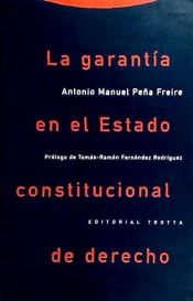 Portada de La garantía en el Estado Constitucional de derecho