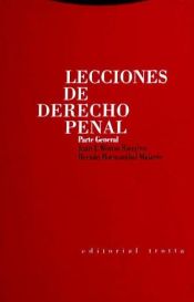 Portada de Lecciones de derecho penal