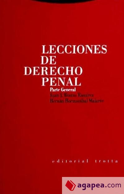 Lecciones de derecho penal