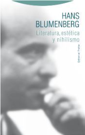 Portada de Literatura, estética y nihilismo