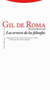 Portada de Los errores de los filósofos