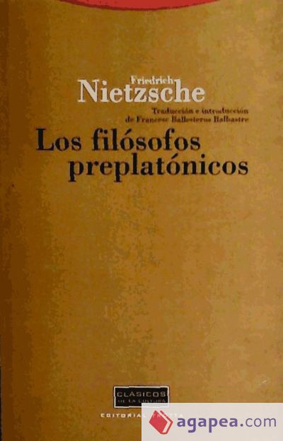 Los filósofos preplatónicos