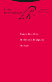 Portada de Migajas filosóficas. El concepto de angustia. Prólogos: Escritos 4/2