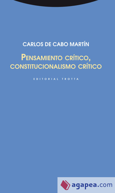 Pensamiento crítico, constitucionalismo crítico