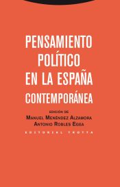 Portada de Pensamiento político en la España contemporánea