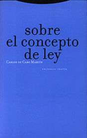 Portada de Sobre el concepto de ley