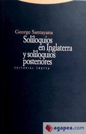 Portada de Soliloquios en Inglaterra y soliloquios posteriores